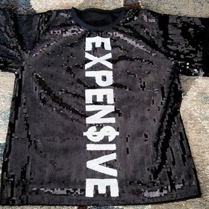 Black sequences Dress/Shirt